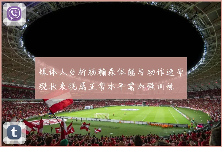媒体人分析杨瀚森体能与动作速率现状表现属正常水平需加强训练